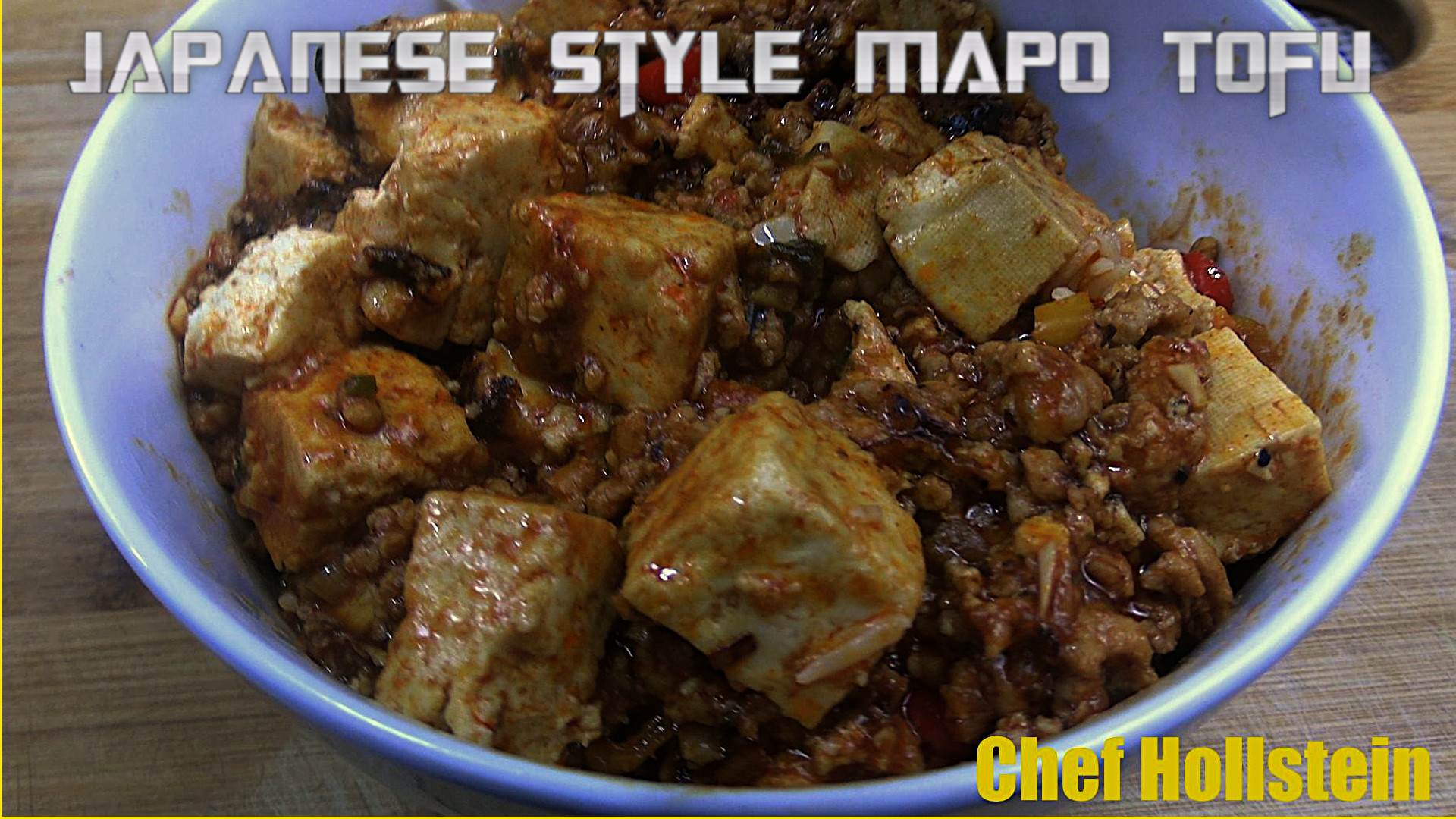 Japanese Style Mapo Tofu