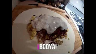 Chef Hollsteins All American Giant Breakfast Boa Bun